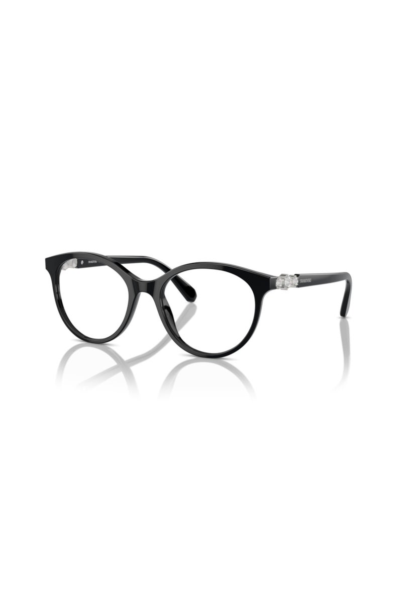 SWAROVSKI Black Round Eyeglasses for Women - Image 1